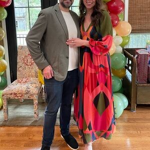 Farm Rio Abstract Maxi Dress